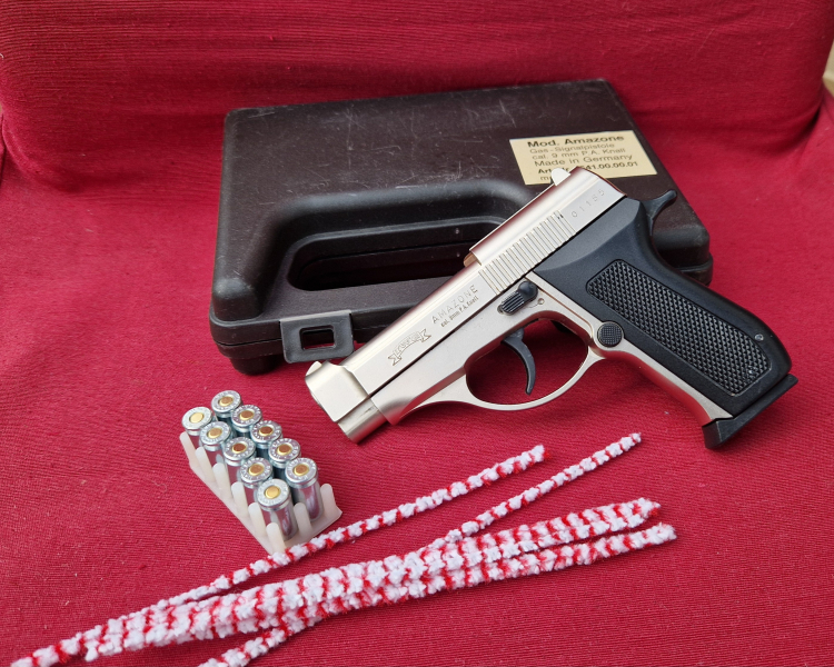 Bester Taschenpistole ===> IWG Amazone cal 9mm <=== zur Verteidigung / Selten So. – Bild 1