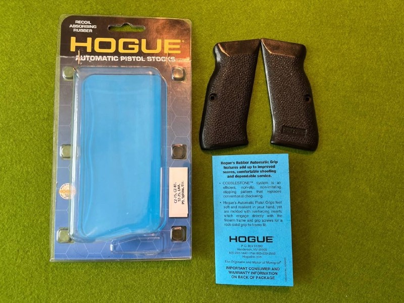 HOGUE GUMMIGRIFFSCHALEN FÜR TANFOGLIO CZ75-85 NACHBAUTEN OVP – Bild 1