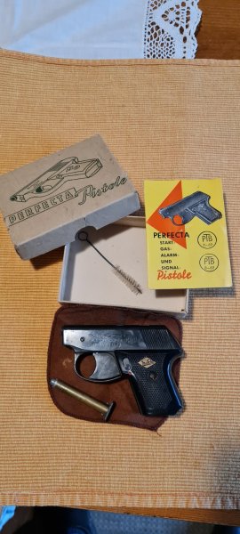 Perfecta Start-Pistole Model "S" Kal.6mm Flob. – Bild 2