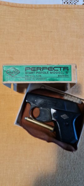Perfecta Start-Pistole Model "S" Kal.6mm Flob. – Bild 3