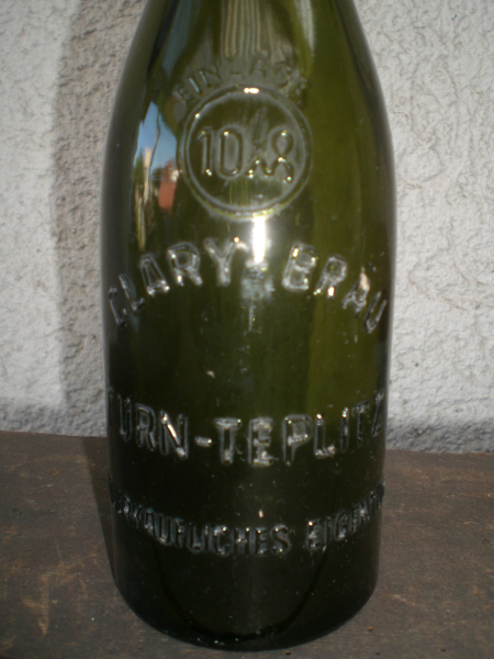 antike Bierflasche um 1890 – Bild 2