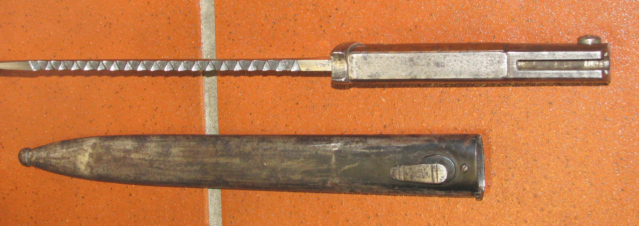 Kaiserreich und 1. Weltkrieg, Seitengewehr M84/98 mit Sägerücken. Hersteller Gottlieb Hammesfahr So – Bild 6