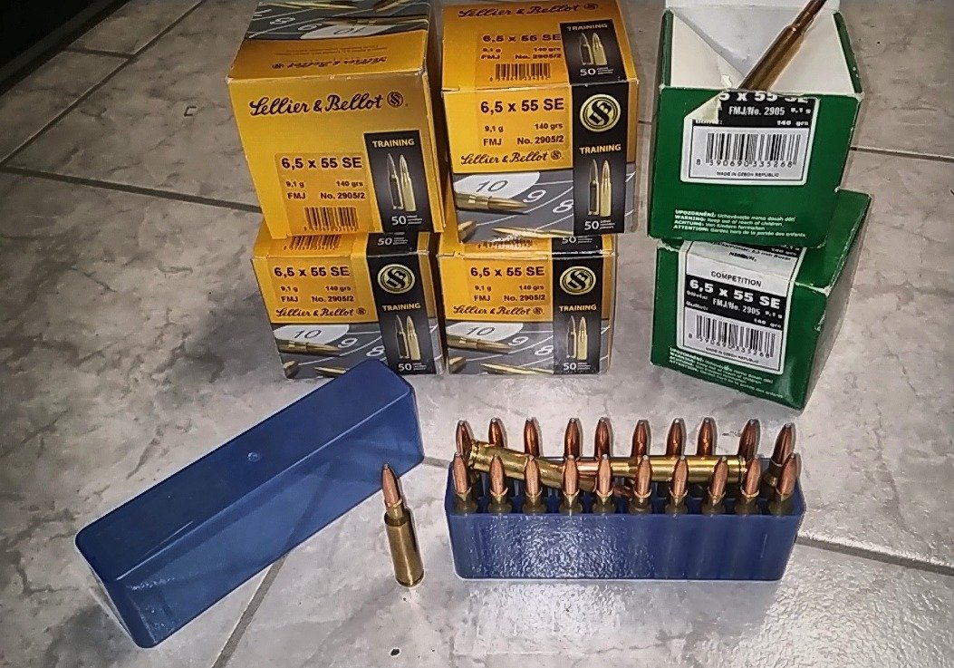 Munition 6,5x 55 Se FMJ 140 grs. S&B – Bild 5