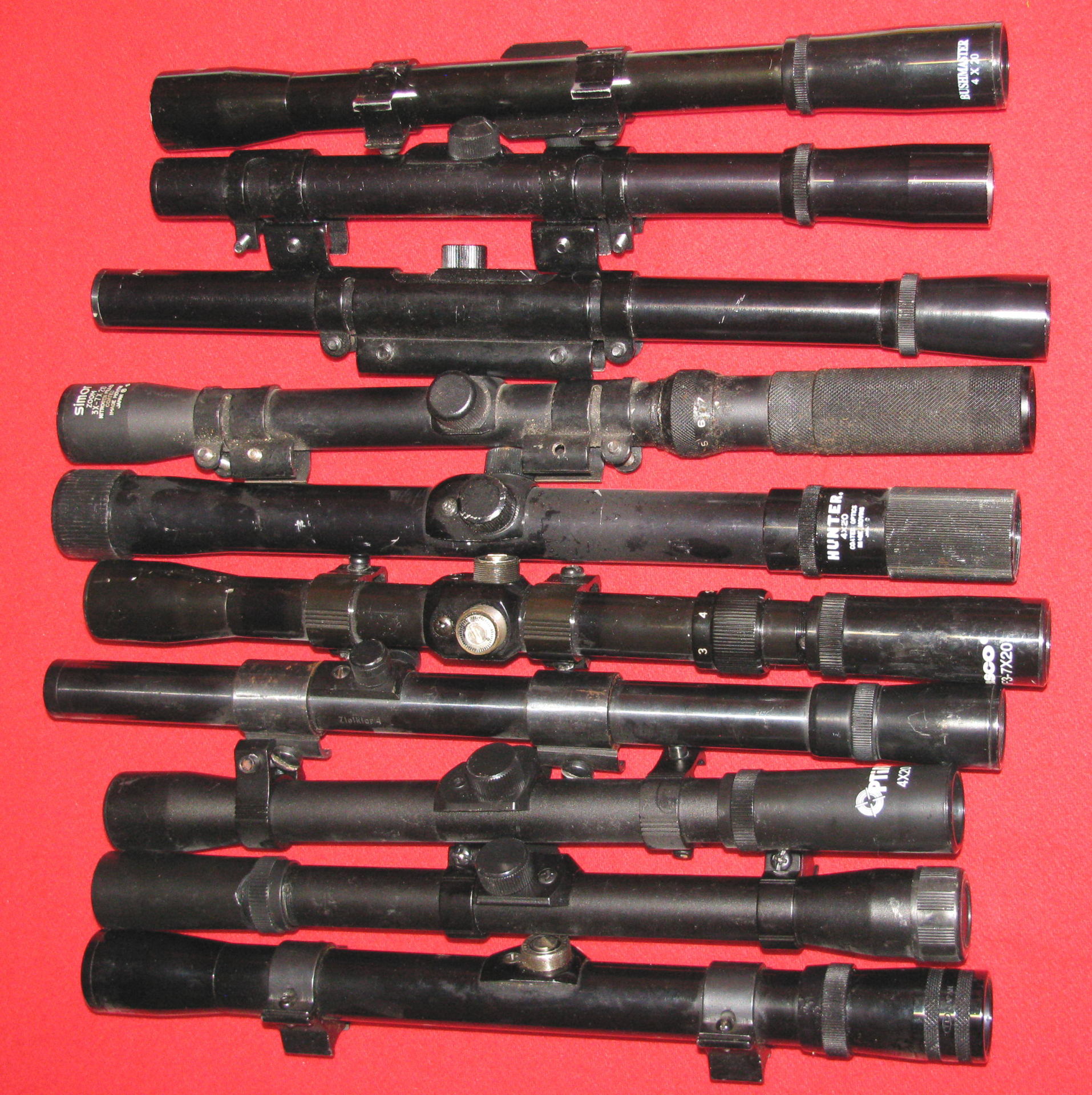Posten ZF / Zielfernrohre für Luftgewehr, Verkauf als defekt – Bild 1