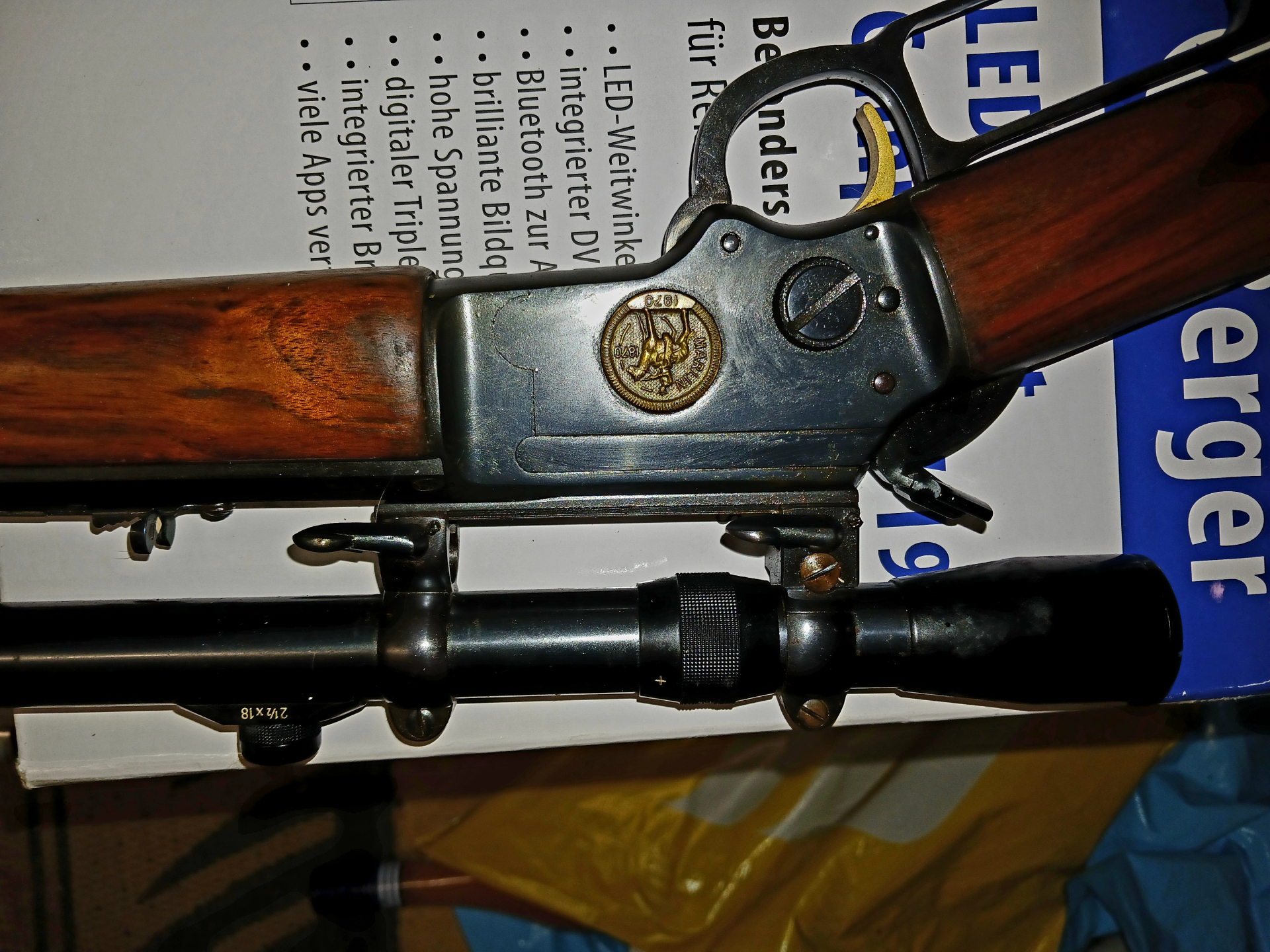 Traumwaffe Marlin M39, Achtkantlauf, .22lr – Bild 2