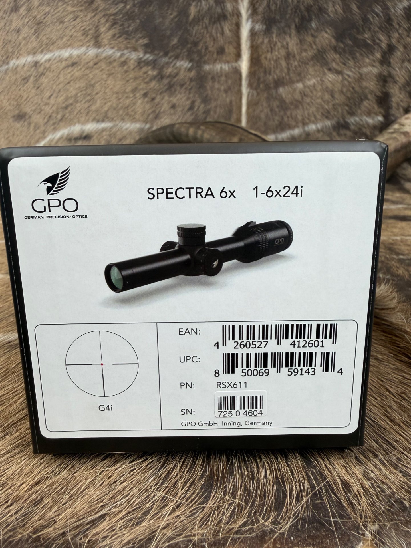 Zielfernrohr GPO Spectra 6x 1-6x24i Ringe NEU von WAFFEN FLÜHR ANSBACH – Bild 5