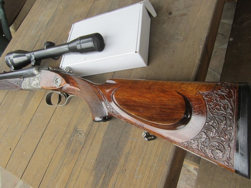 Büchsflintendrilling Unikat Schilling,8x57IRS,5,6x52R,16/70 – Bild 2