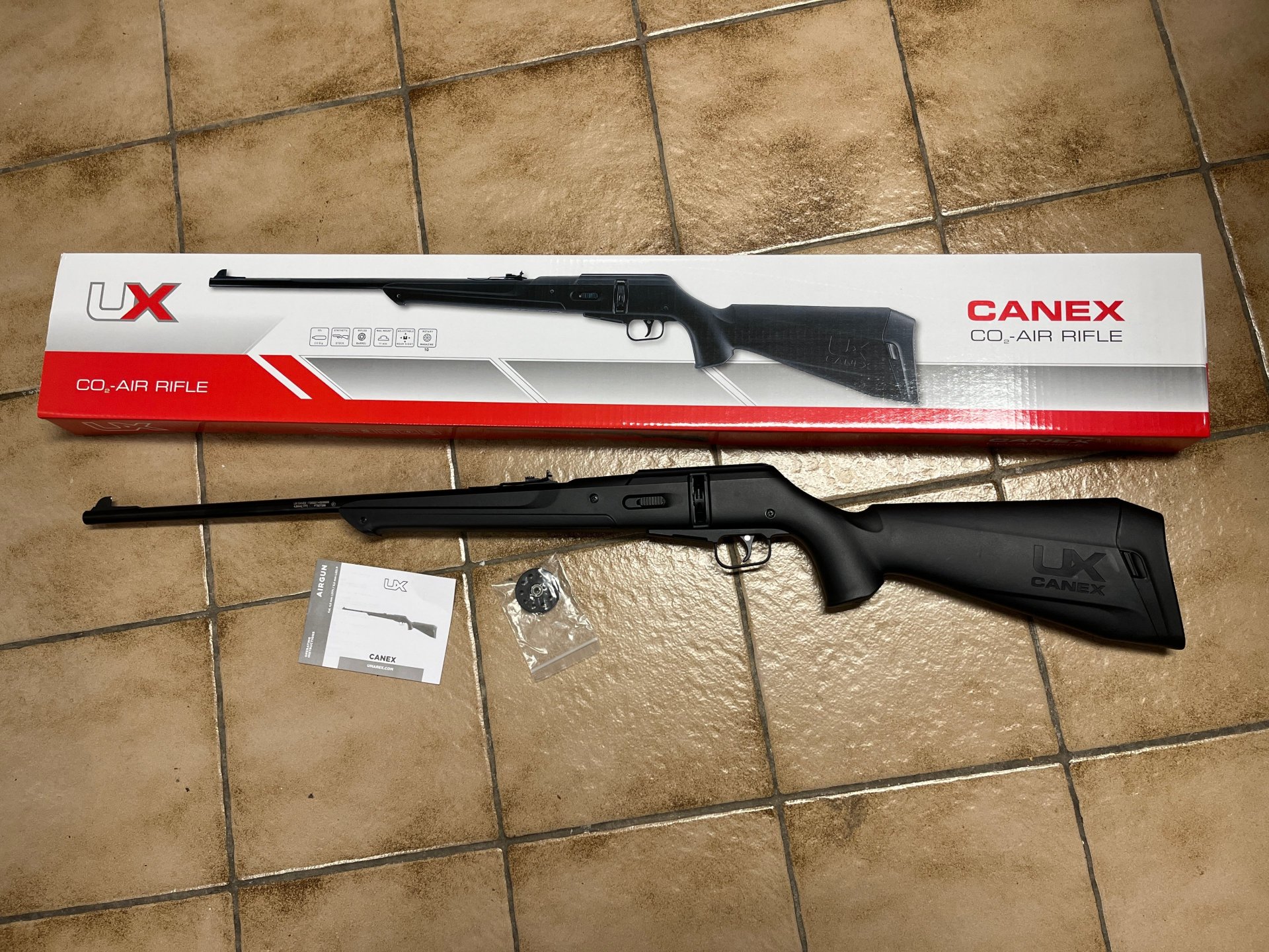 UX Canex cal. 4,5 mm (.177) Diabolo CO 2 Luftgewehr – Bild 1