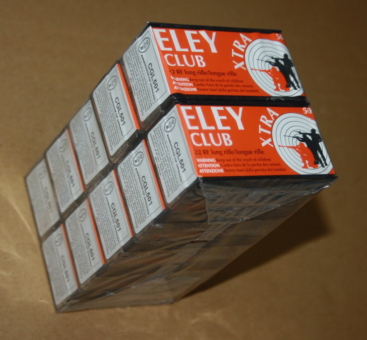 500 St. KK-Patronen .22lfb / .22lr "ELEY Club Extra" – Bild 1