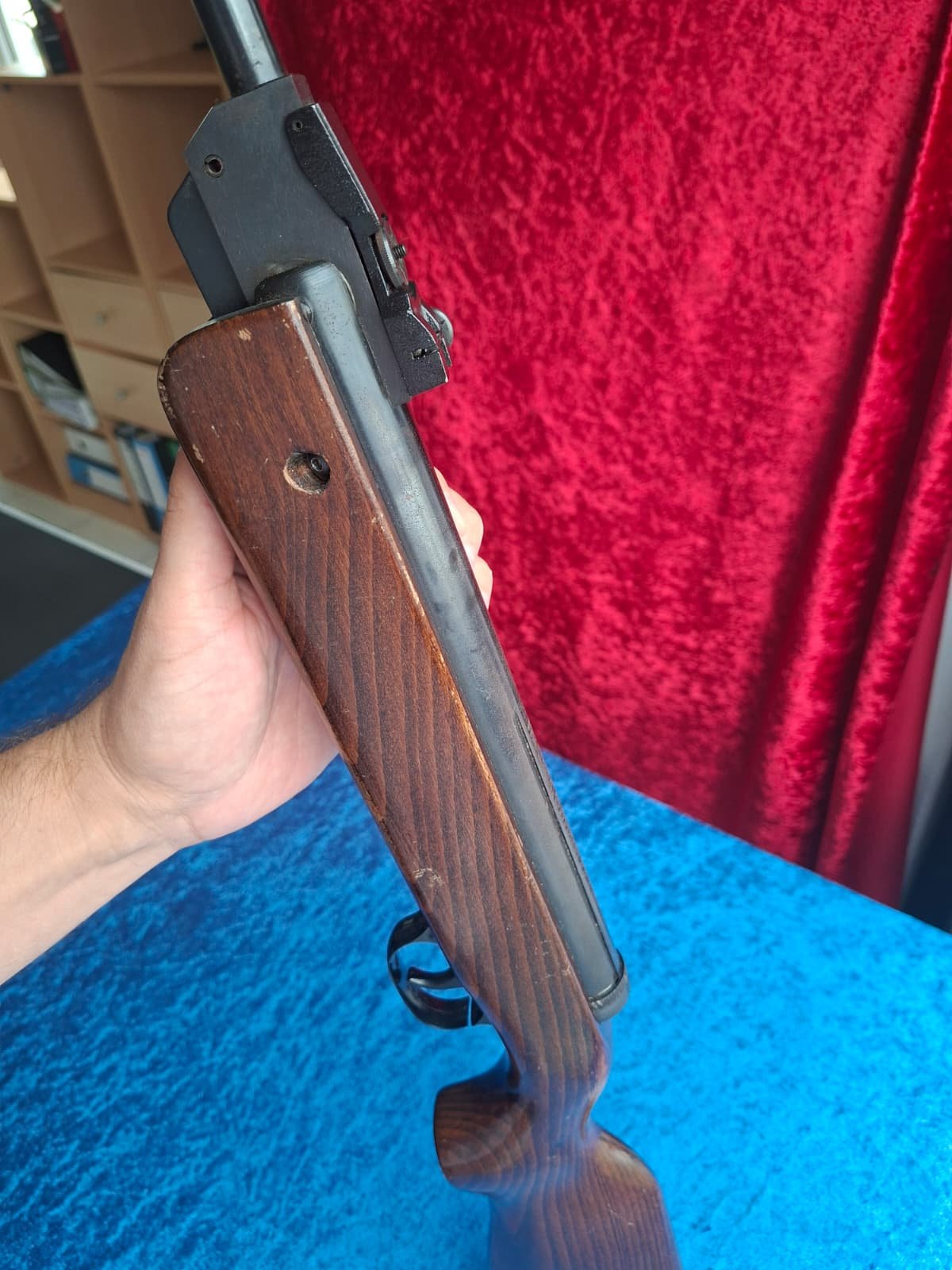UMA (F) model 77 Luftgewehr GR Britain cal 4,5 mm Vintage 1970er Jahre – Bild 5