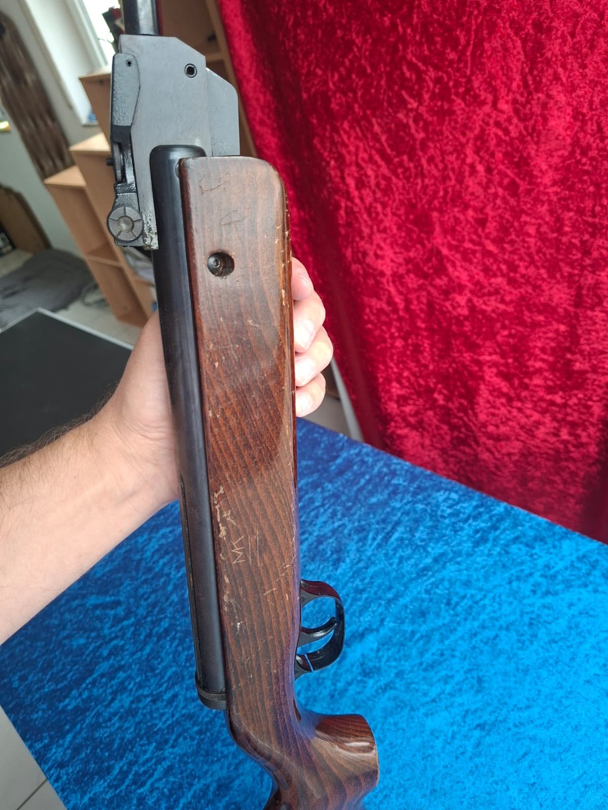 UMA (F) model 77 Luftgewehr GR Britain cal 4,5 mm Vintage 1970er Jahre – Bild 4