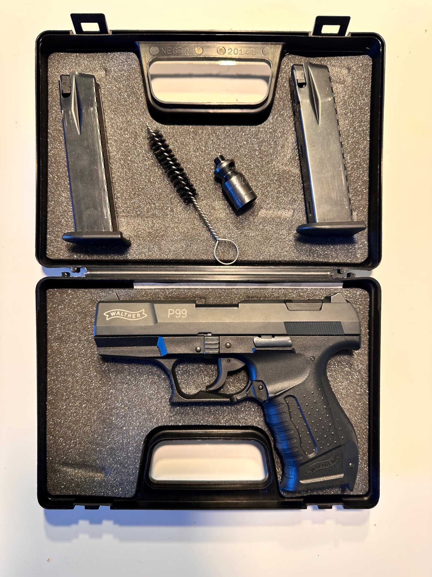 Walter P99 Schreckschusspistole 9mm PTB 762 schwarz Schreckschuss Pistole sehr guter Zustand – Bild 1