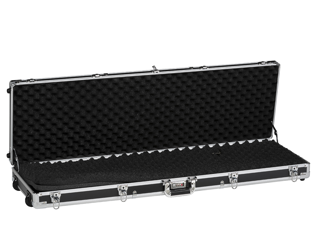 berwall FC125+R (125cm lang) Langwaffenkoffer f. zwei Langwaffen Waffenkoffer Gewehrkoffer Alukoffer – Bild 3