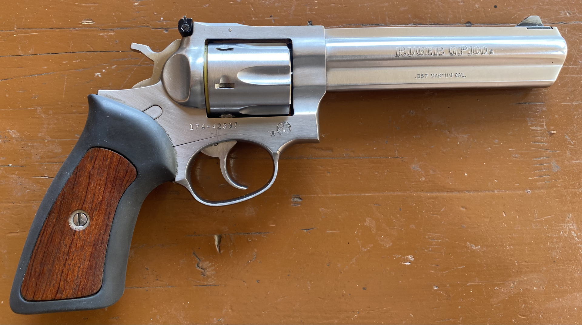Ruger GP100 GP 100 .357Mag 6" stainless .357 Magnum – Bild 2