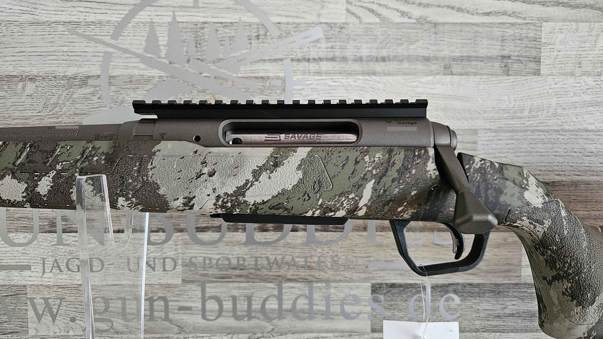 Neuware vom Fachhandel - Savage AXIS II PRO Woodland .223 Rem. - Linkswaffe mit Linkssystem – Bild 4