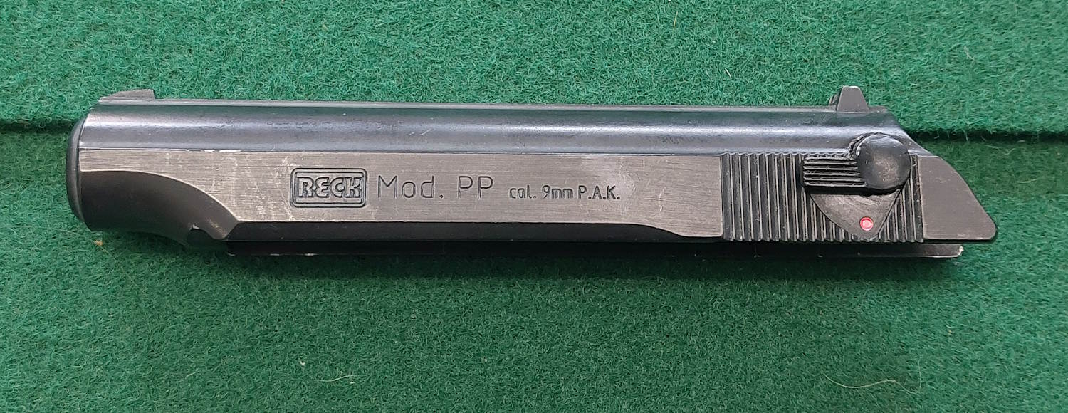 Verschluss (Schlitten) Reck Mod. PP Kal. 9mmK PTB: 620 – Bild 1