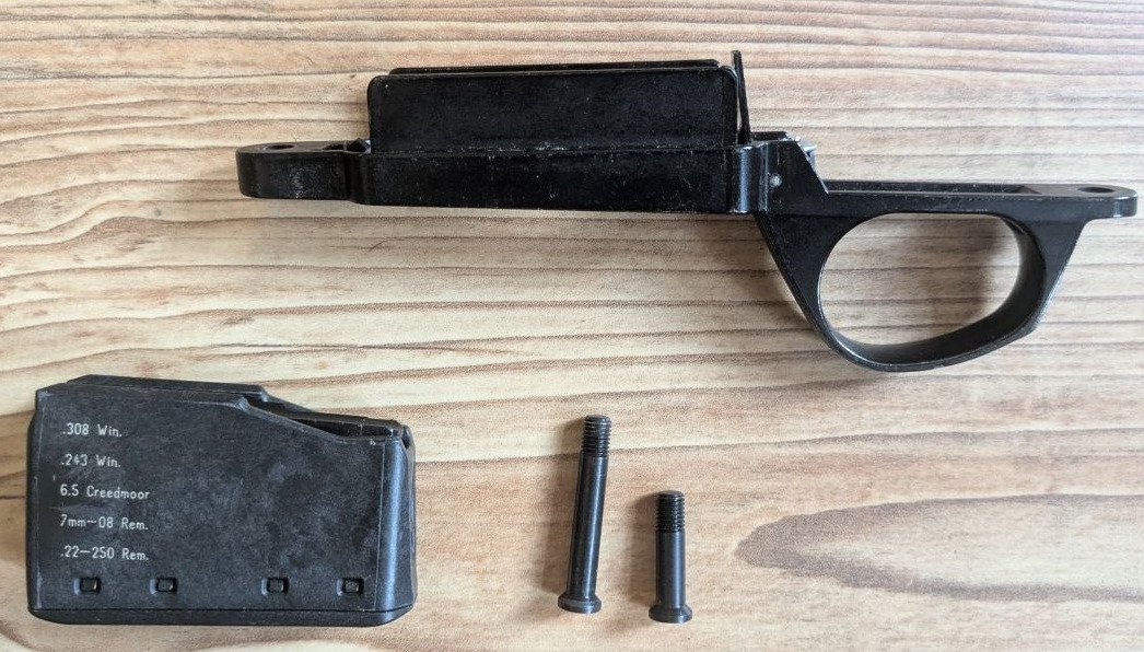 Bergara B14 / Remington 700 SA Bottom Metal mit Systemschrauben & 3-Schuss-Magazin – Bild 1
