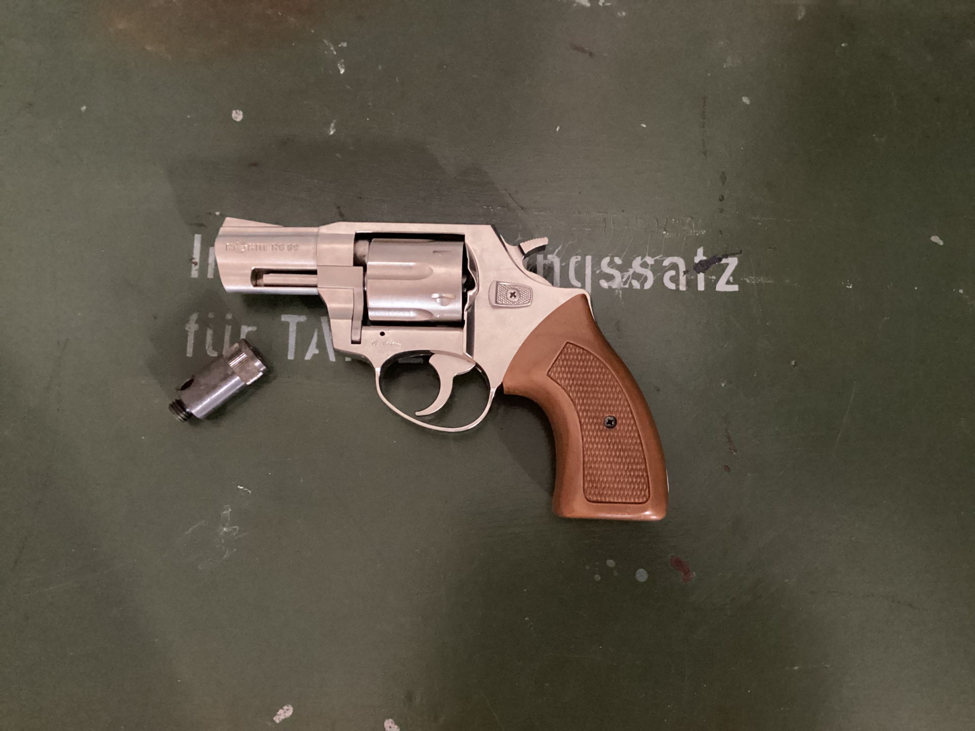 Schreckschuss Revolver Röhm RG 69 PTB458 Kal. 9mm Knall – Bild 1