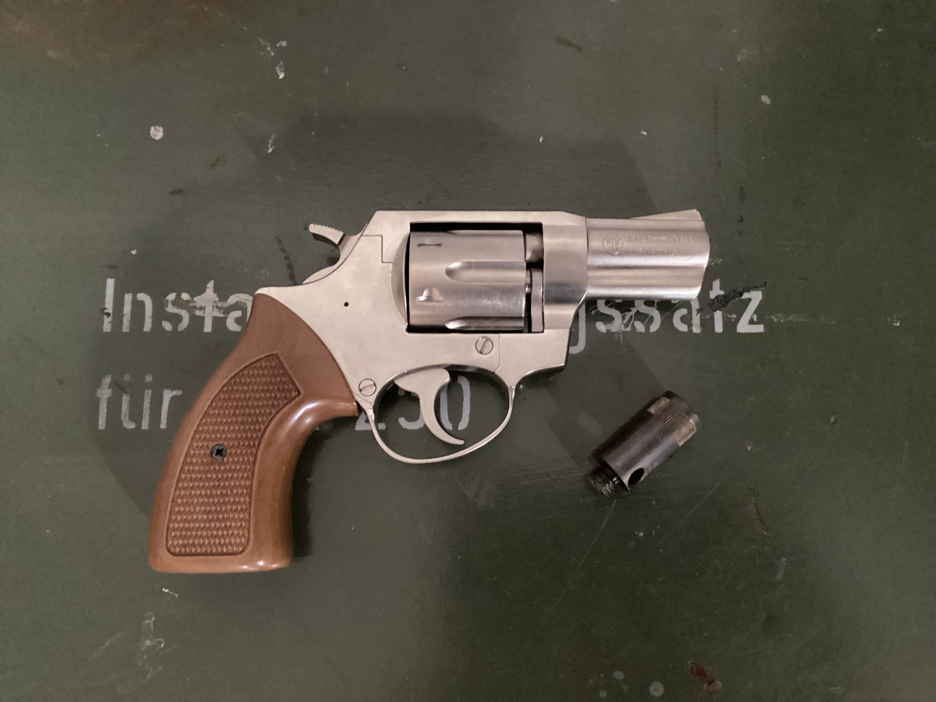 Schreckschuss Revolver Röhm RG 69 PTB458 Kal. 9mm Knall – Bild 2