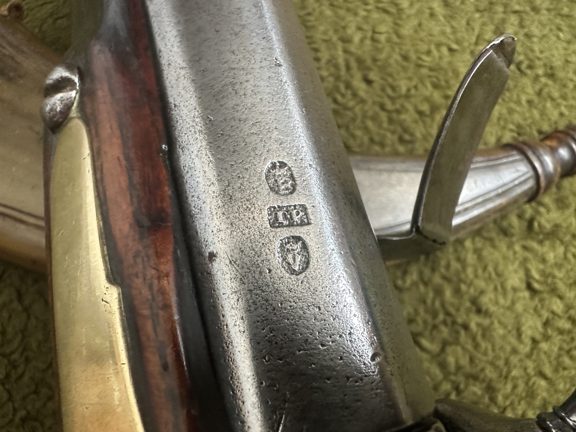 +++Sammler Achtung ! Gut erhaltene Jagdflinte-Original um 1800 -selten so Frankreich/ Belgien Museum – Bild 3