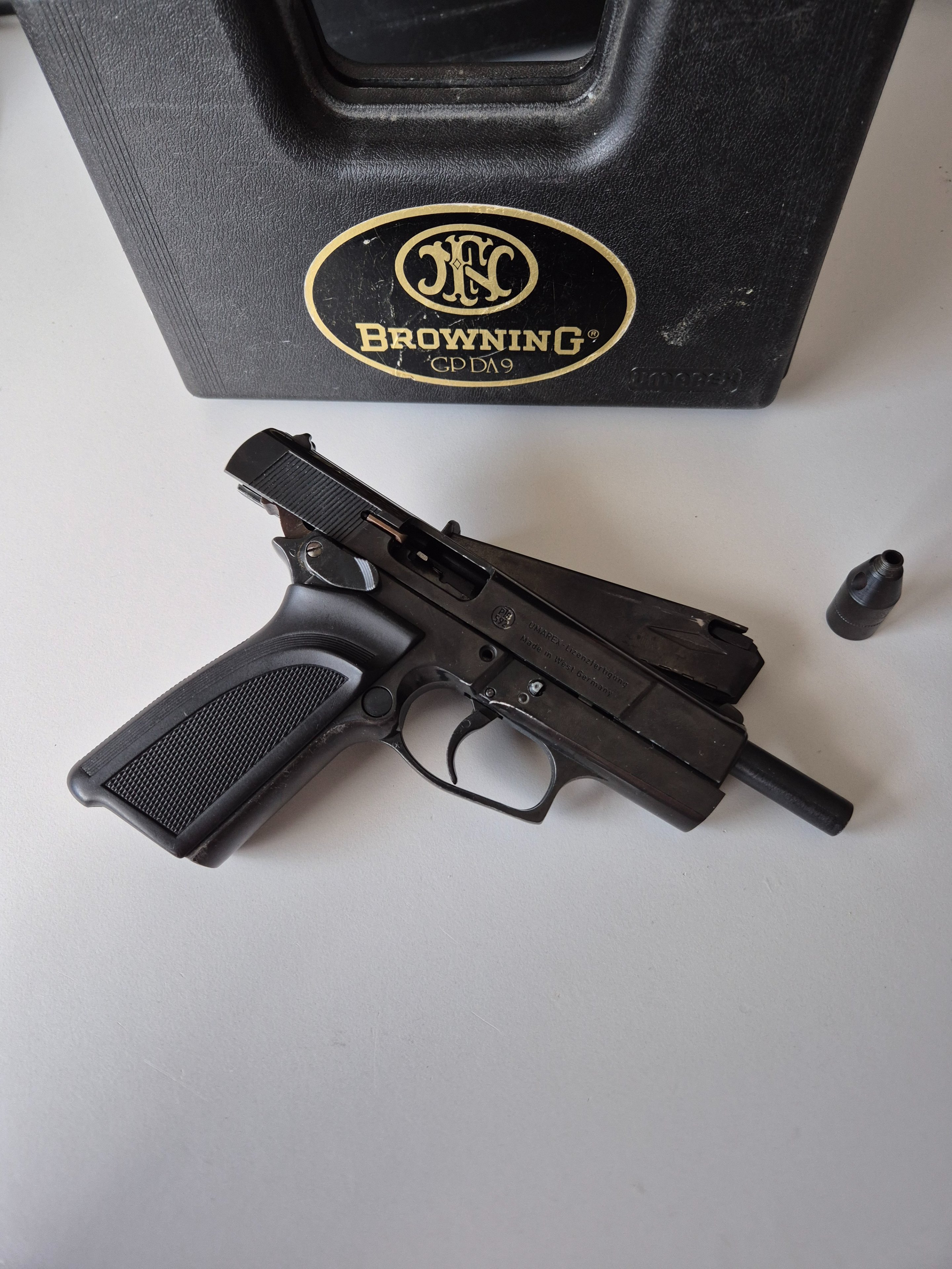 Browning 9mm P.A.K PTB 592 Made in West Germany Bastlerwaffe Schreckschuss – Bild 3