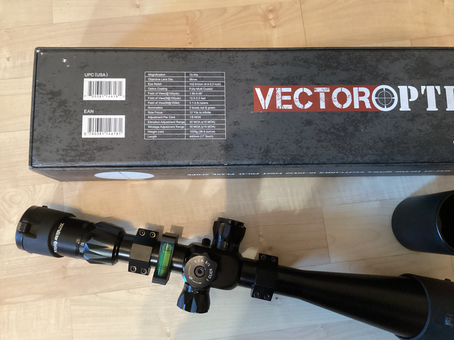 Tac Vector Optics Sagittarius Zielfernrohr 10-40x56 – Bild 2