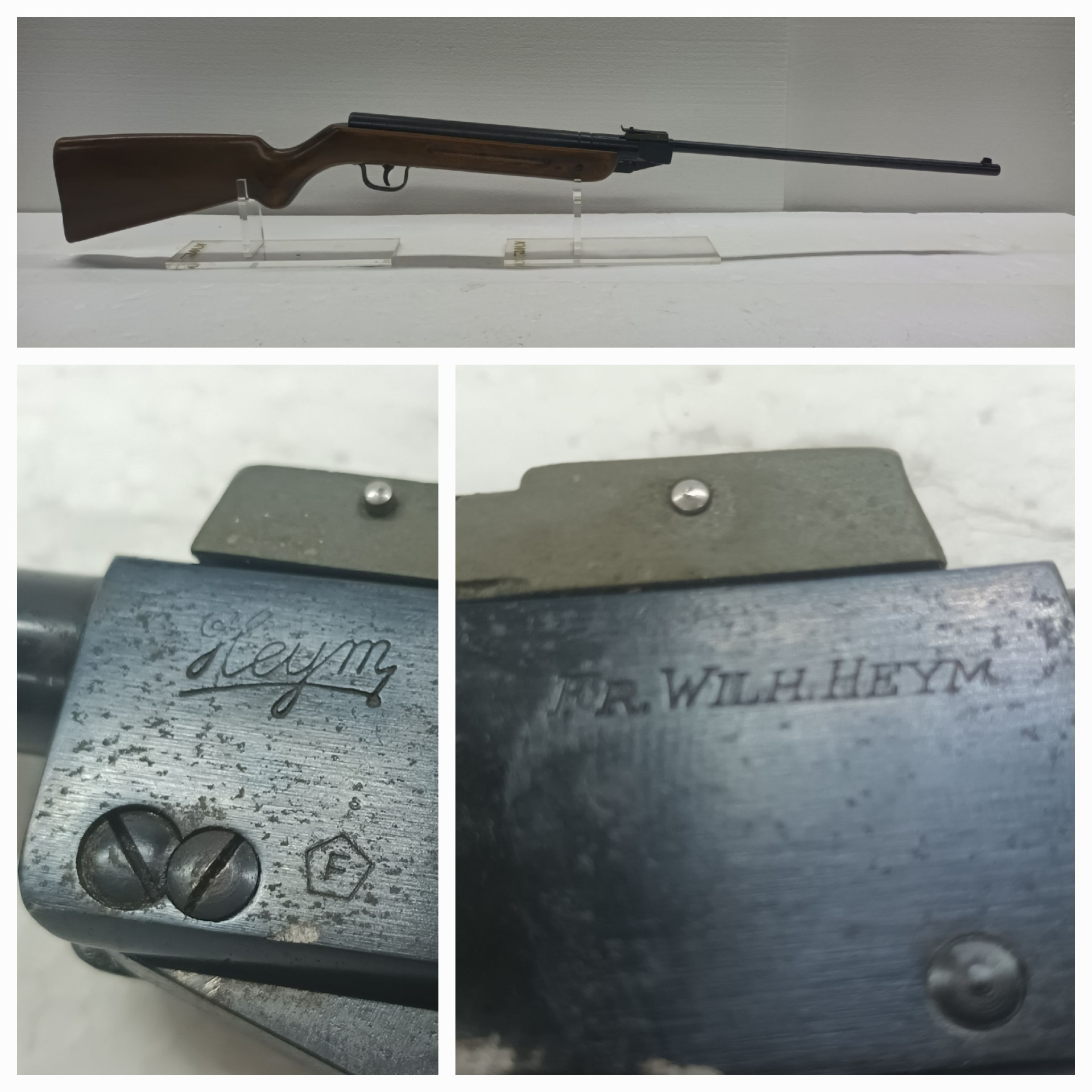 HEYM __ LUFTGEWEHR __ Kal.4,5mm(.177) __ Fa.Wilhelm HEYM - SAMMLER LG __ Schussbereit – Bild 1