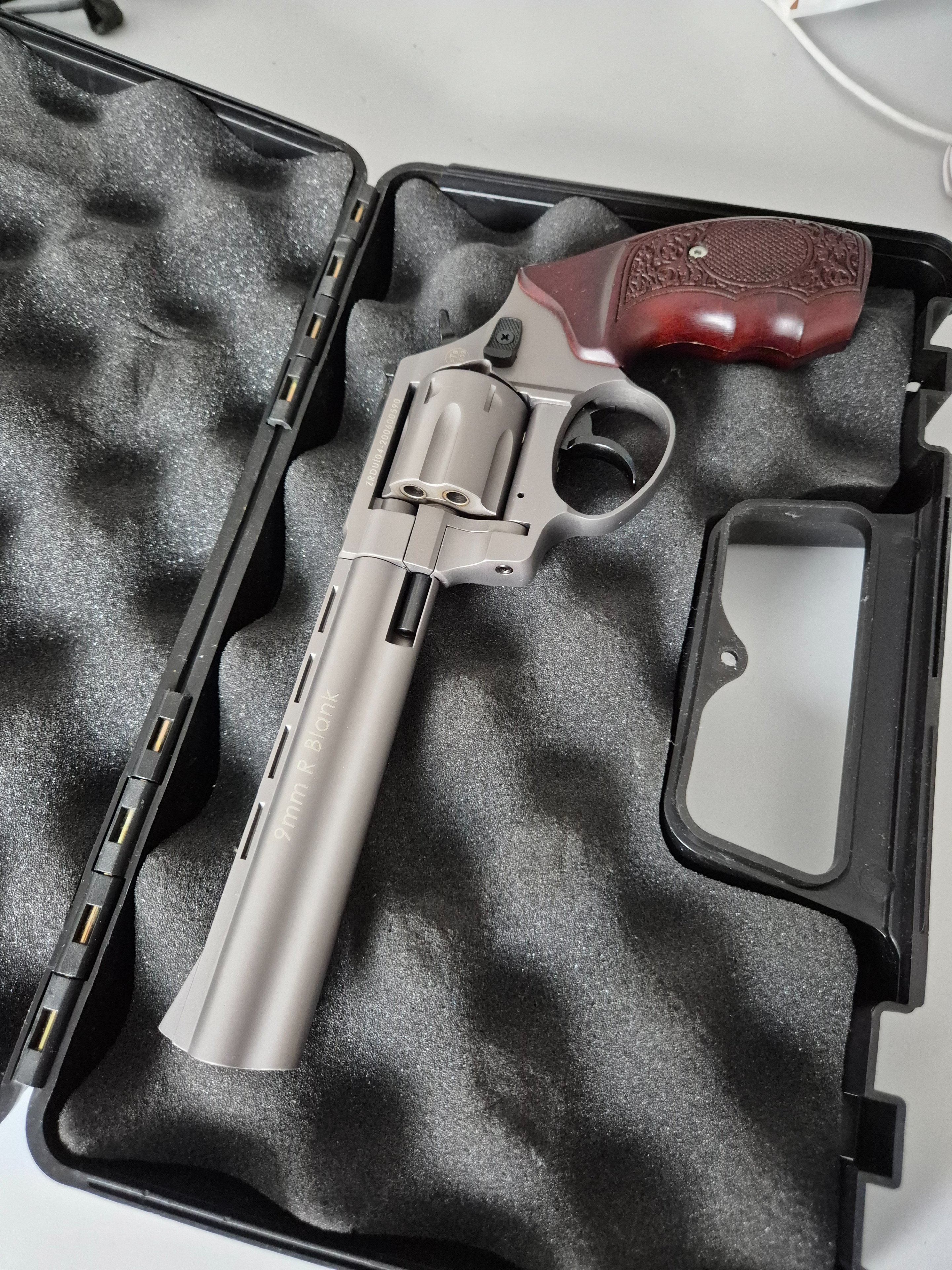 Zoraki R1 6 Zoll 9mm RK Schreckschuss P.A.K PTB 1009 Revoler – Bild 4