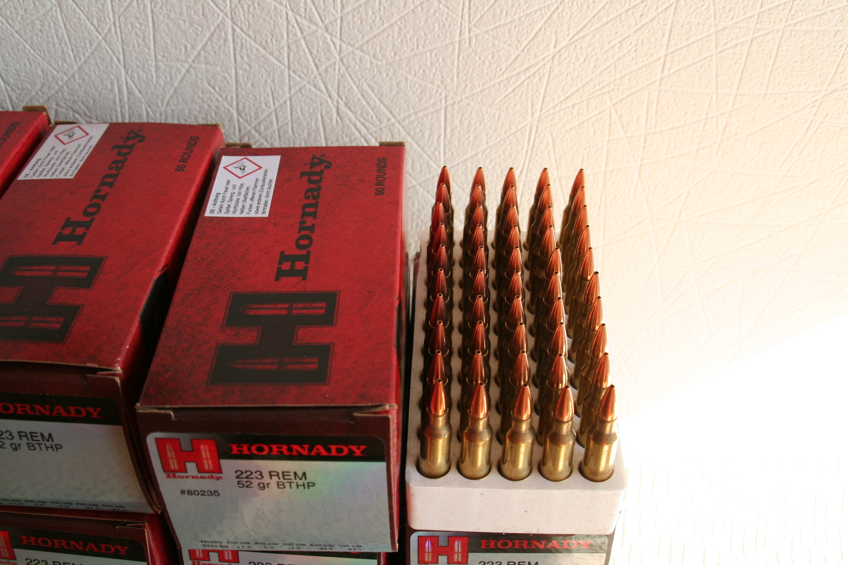 Hornady match .223 Remington 52grs 750 Schuss – Bild 2