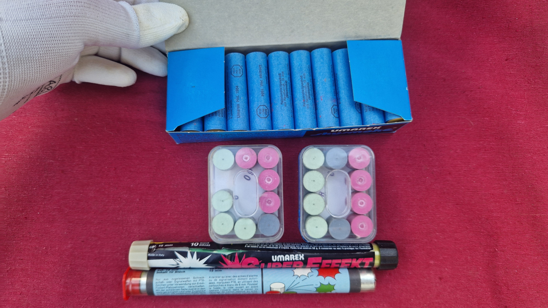 Pyrotechnik / Feuerwerk  Cal. 15mm aus den 1980er Jahren ===> SELTEN für SAMMLER <=== – Bild 2