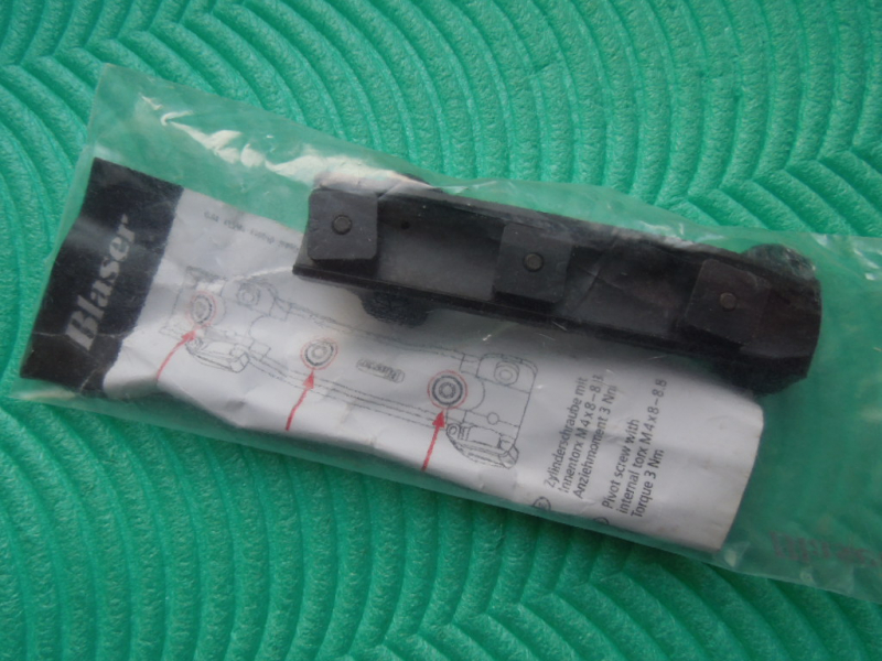 Orig.BLASER BSM Sattel-Montage f.R8/SAUER 505+ZFR m.SCHMIDT&BENDER CONVEX-Rail NP € 399 Germany made – Bild 1