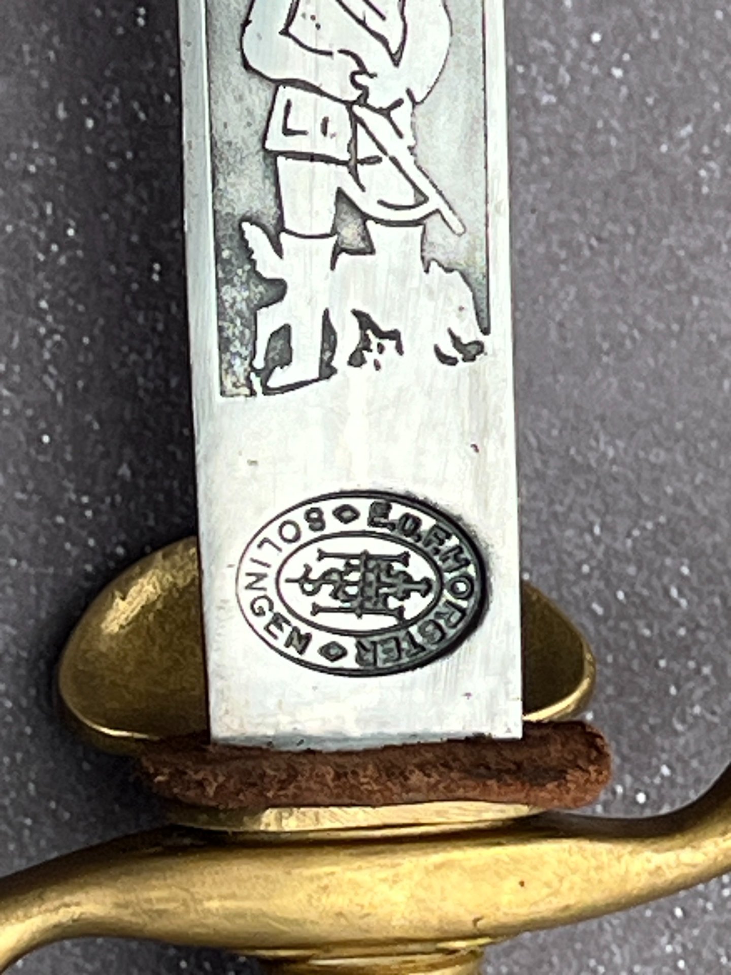Hirschfänger Zwilling Solingen Deutsche Jägerschaft, k. Dolch Degen Säbel – Bild 6