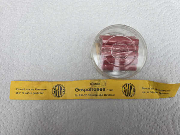 Gaspatronen Extrem Alt d. Fa. EMGE cal. 7mm – Bild 1