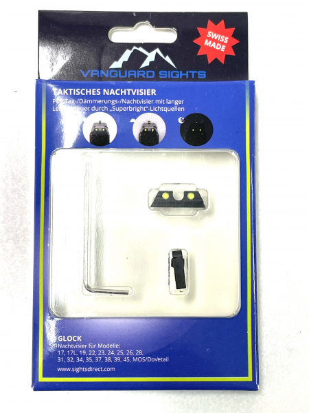 GLOCK PLP Tritium Visier Vanguard Sights U-notch – Bild 5