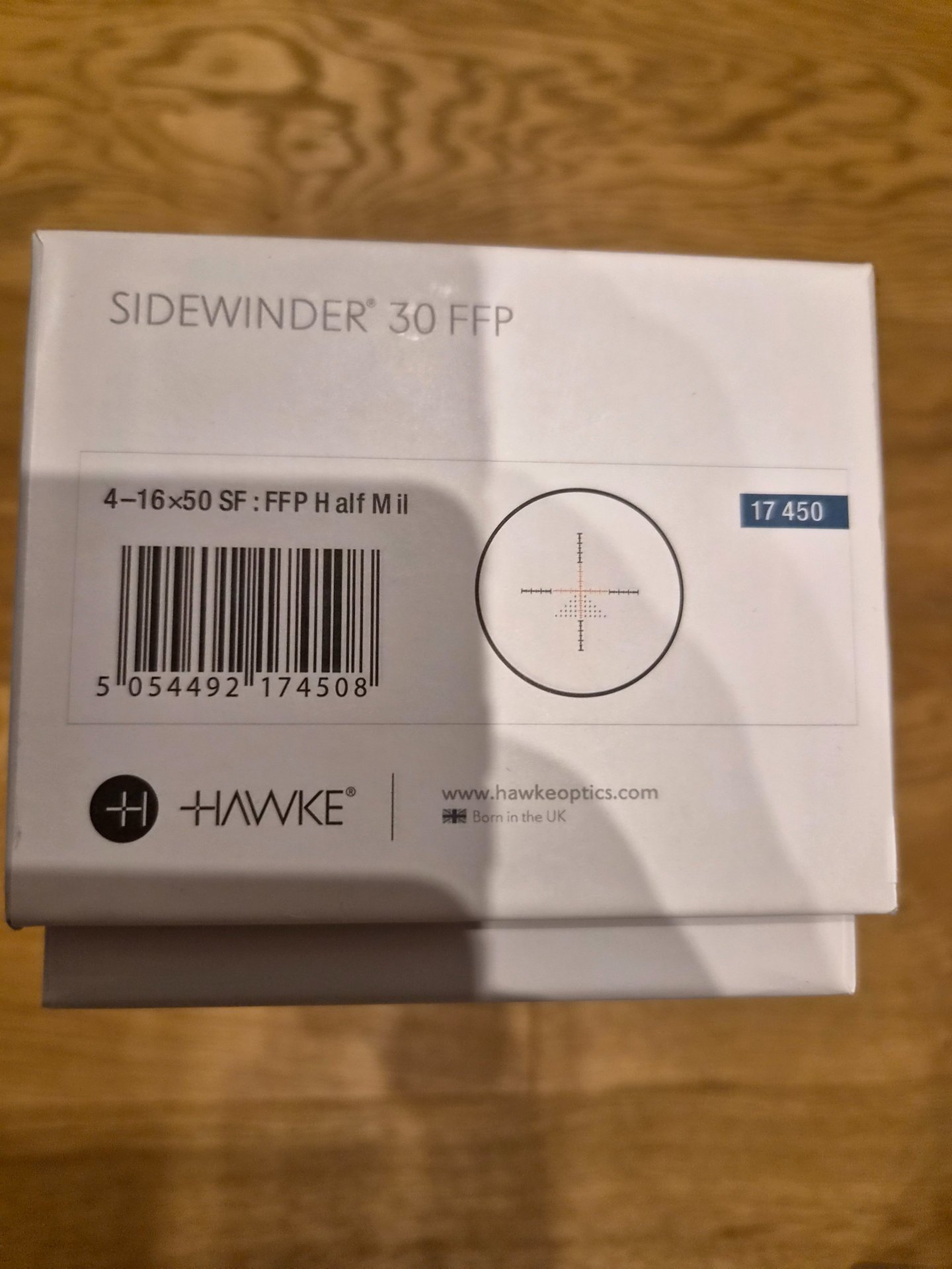 Hawke Zielfernrohr Sidewinder 30 FFP 4-16x50 FFP Half Mil Absehen – Bild 3