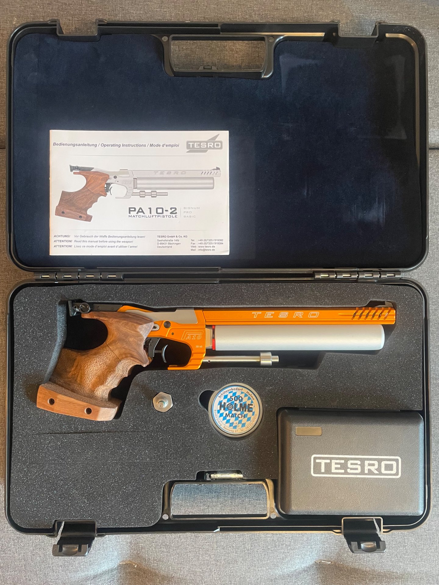 Luftpistole Tesro PA 10-2 Signum „orange“ – Bild 1
