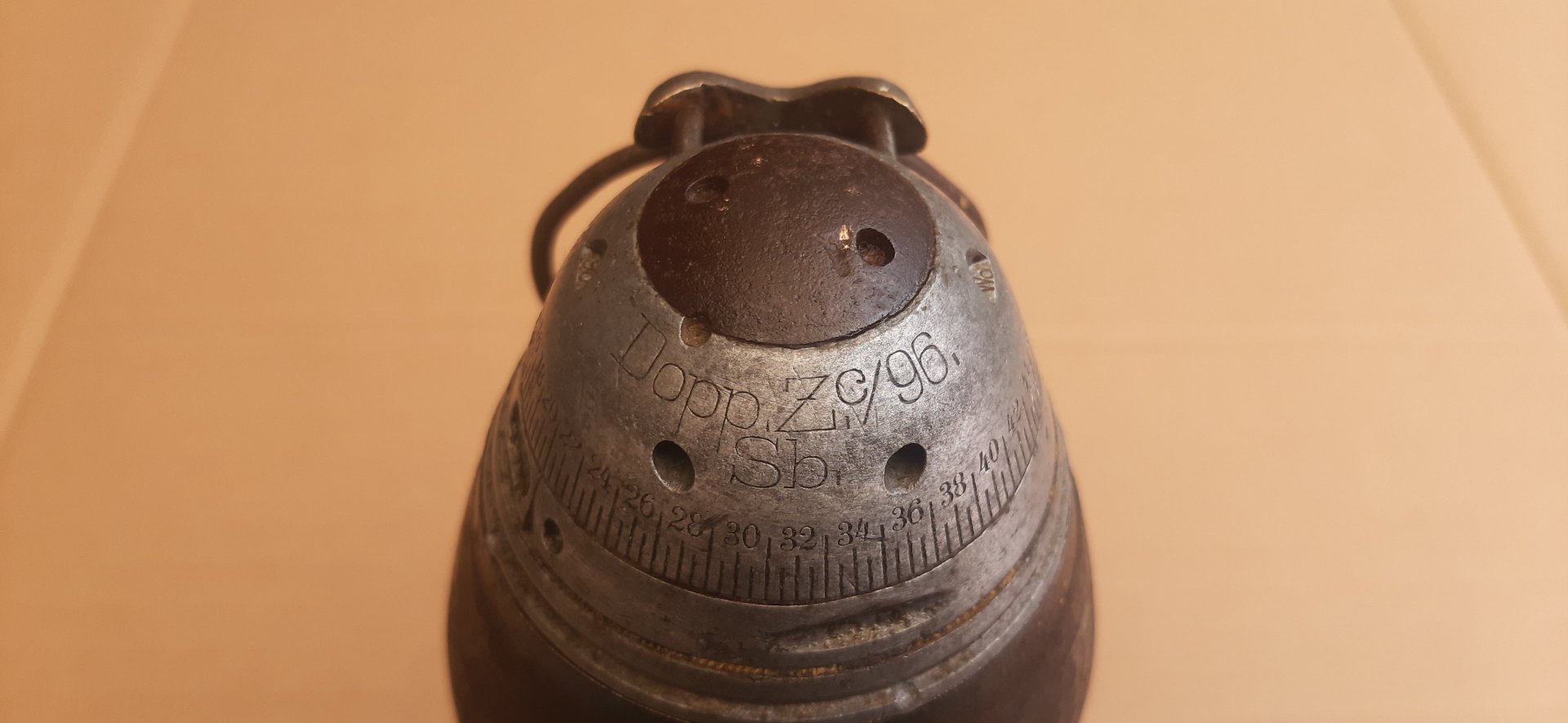 7,7 cm Sprenggranate mit Doppelzünder C/96 Sb – Bild 2