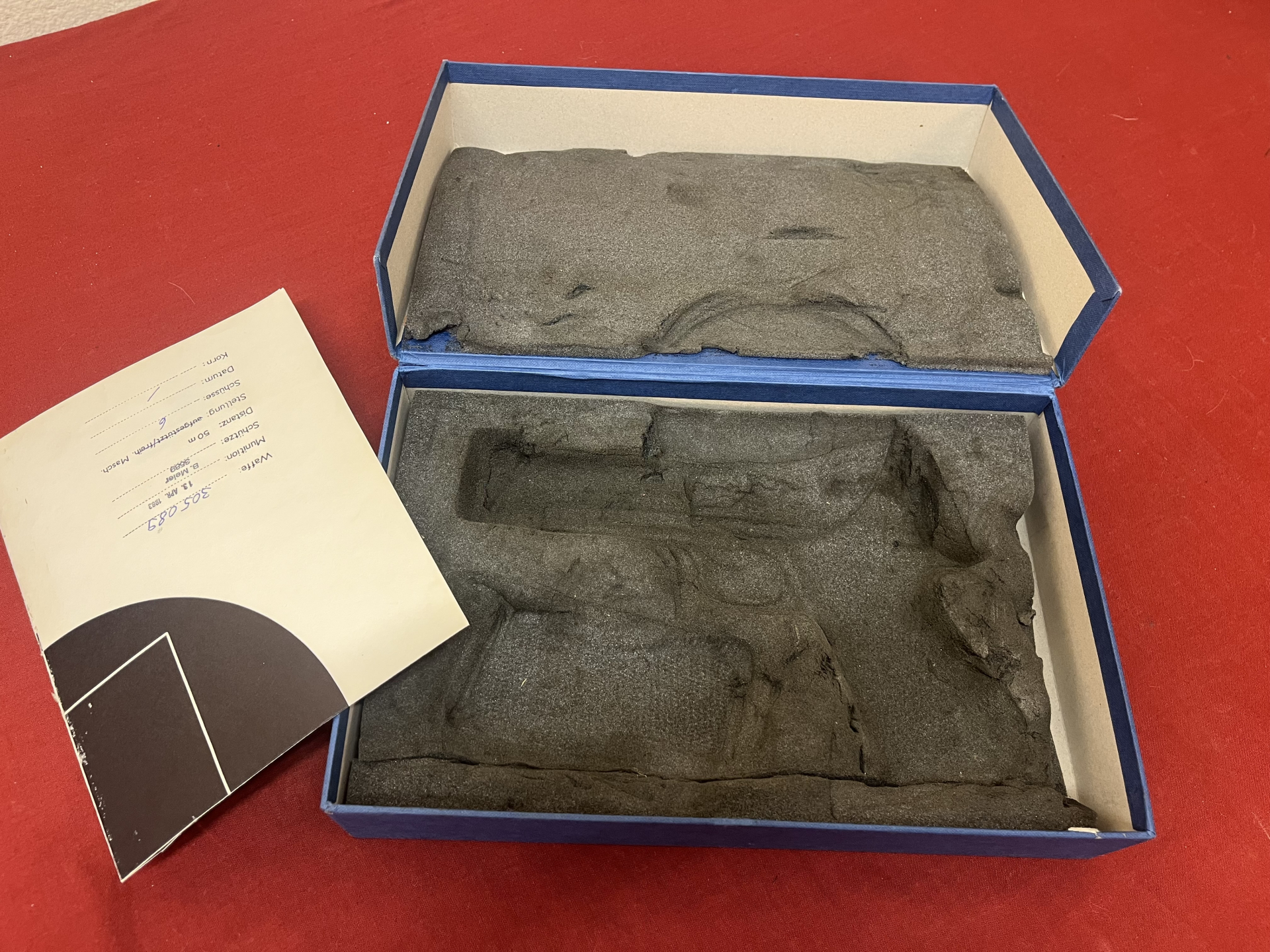 Original SIG P210 Kasten / Aufbewahrungsbox mit Einlage – Bild 2