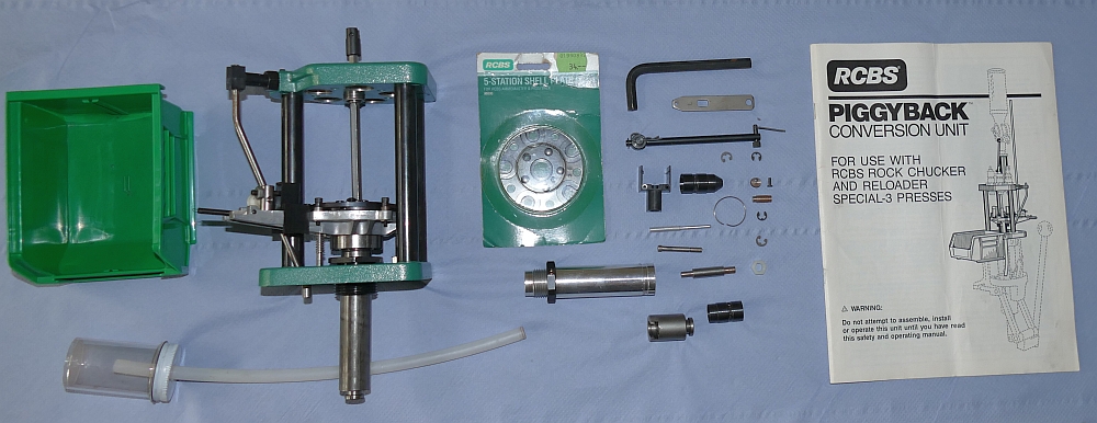 RCBS PIGGYBACK CONVERSION UNIT – UMRÜSTSATZ ZUR MEHRSTATIONENPRESSE – TOP GELEGENHEIT – Bild 1