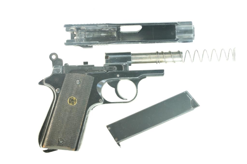 Pistole Alarmpistole im Look Walther PPK Schreckschusswaffe ERMA EGP 45 Kal. 8 mm Knall, 1983, rar! – Bild 3