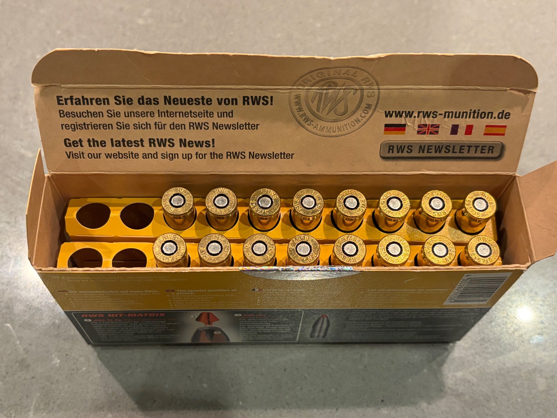 16x RWS Hit 8x57 IS + 19x Konvolut Barnes TTSX – Bild 2