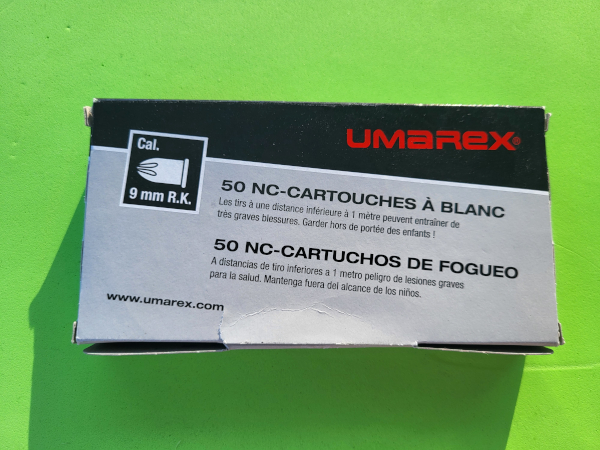 Alte Umarex Knallpatronen im Cal. 9mm RK – Bild 1