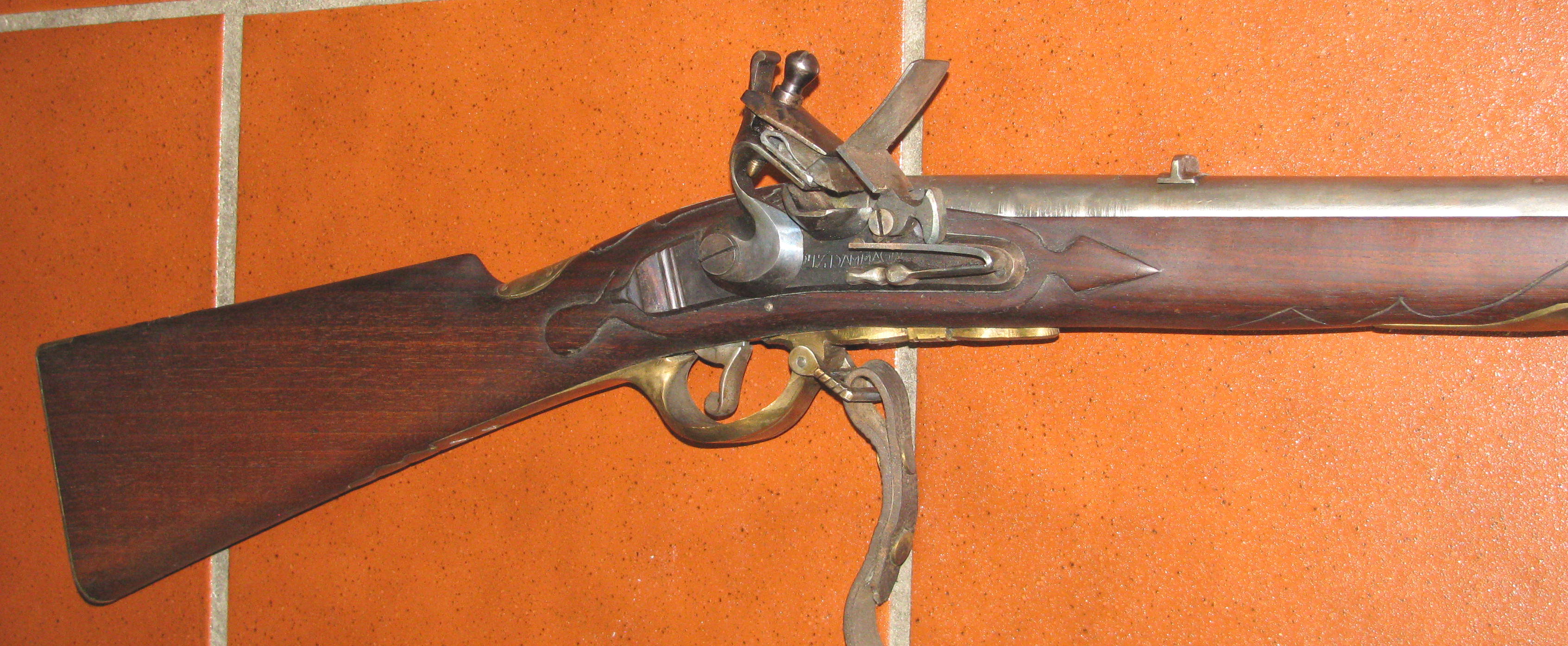 Sehr aufwendig gefertigtes Altpreußisches Steinschloss - Gewehr POZDAMMAGAZ – Bild 5
