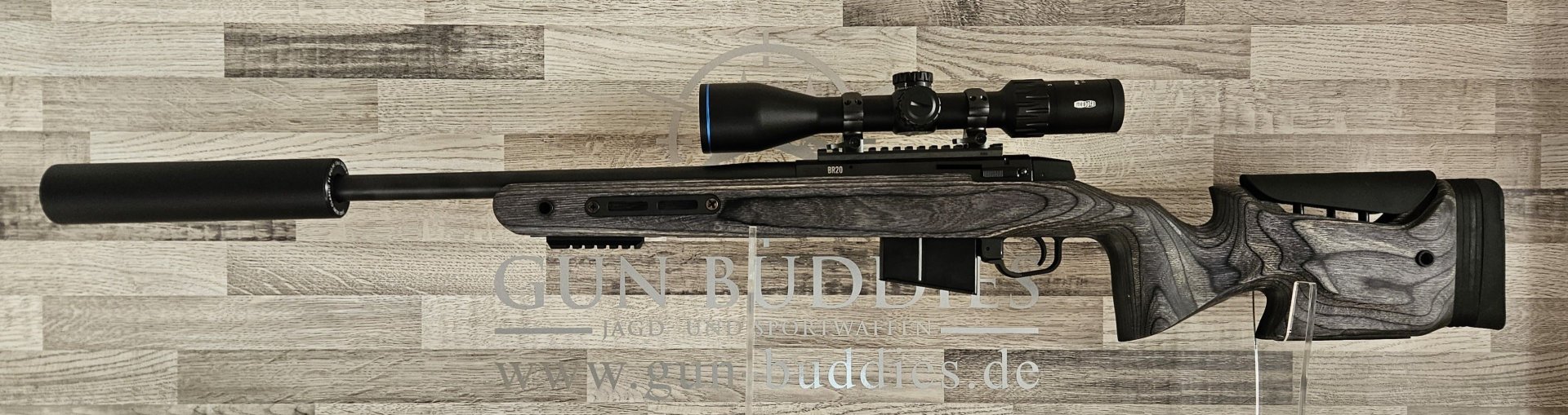 Neuware vom Fachhandel - Brenner BR20 PT M Jagdmatch .308Win. - Komplettset mit Meopta ZF und SD – Bild 2