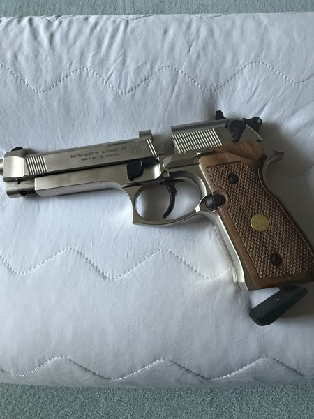 Beretta FS 92 4,5 mm Diabolo Nickel CO2 – Bild 2