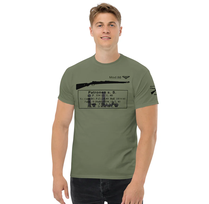 K98 T-shirt Oliv XL – Bild 1