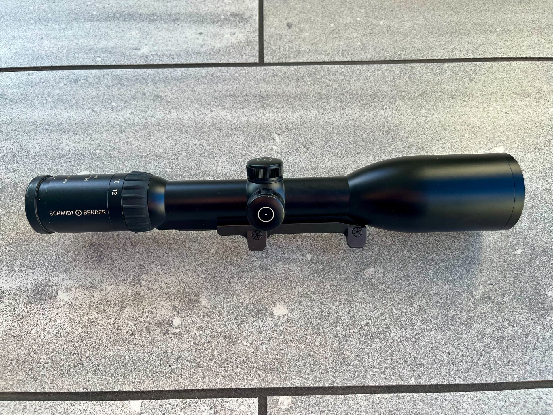 Zielfernrohr SCHMIDT & BENDER 3-12 x 50 Zenith LMC FD9 mit BLASER Sattelmontage – Bild 4