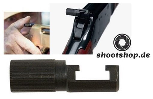 Hammerverlängerung / Thumb Extension aus Stahl – passend für diverse Jagd- und Sportwaffen – Bild 1