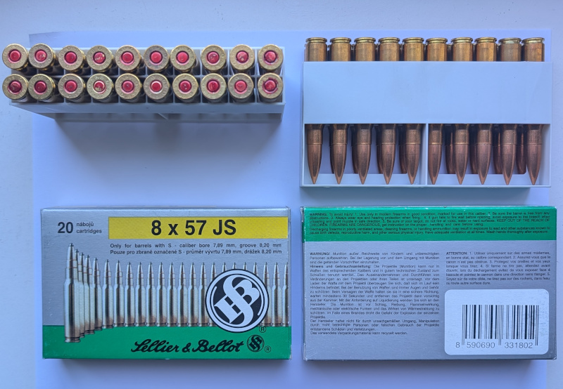 40 Stück Sellier & Bellot 8x57 IS FMJ CE 12,7g/196grs. No. 2910 – Bild 1