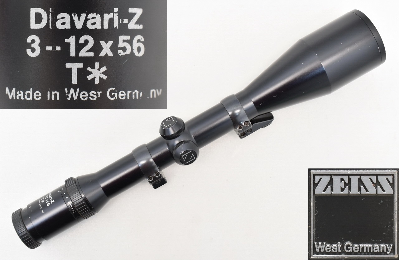ZEISS Diavari Z Zielfernrohr 3-12x56 T* mit Absehen 11 & EAW Schwenkmontage – Bild 1